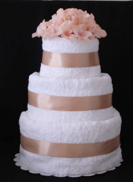 Bridal Shower Towel Cake Bridal Shower Towel Cake