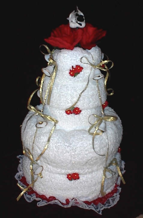 Bridal Shower Towel Cake Bridal Shower Towel Cake