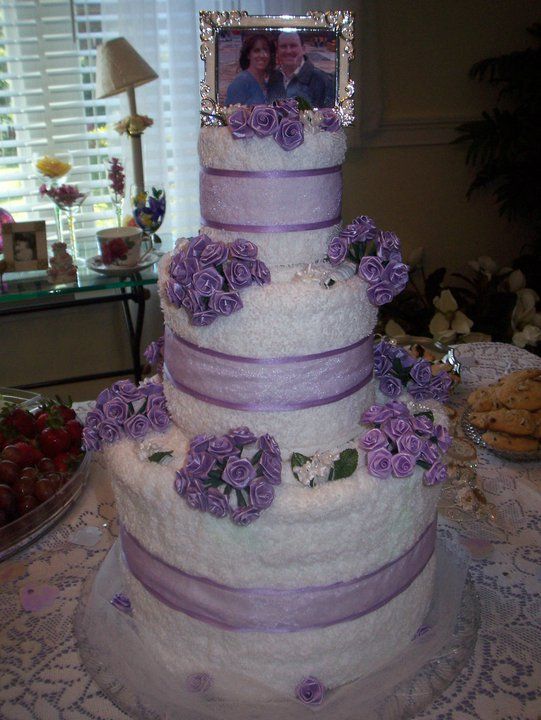 11 Photos of Wedding Towel Cakes Bridal Shower 11 Photos of Wedding Towel Cakes Bridal Shower