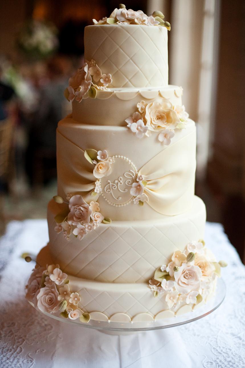 Champagne Wedding Cake