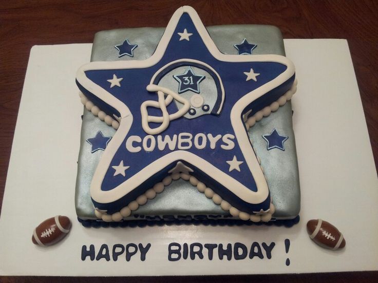 Dallas Cowboys Happy Birthday Cake Dallas Cowboys Happy Birthday Cake