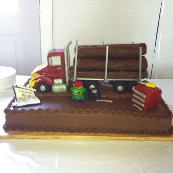 Log Truck Cake Log Truck Cake