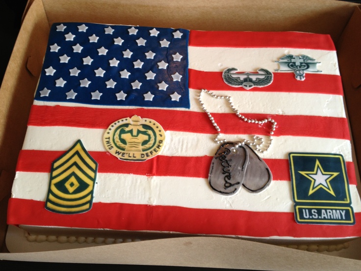 Military Retirement Cake Ideas Military Retirement Cake Ideas