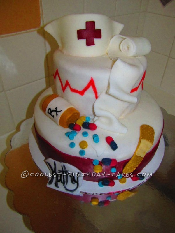 Nurse Retirement Cake Idea Nurse Retirement Cake Idea