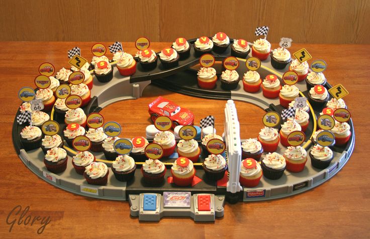 Race Car Birthday Cupcakes Race Car Birthday Cupcakes