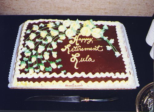Retirement Party Cake Retirement Party Cake