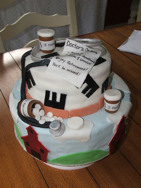 School Nurse Retirement Cake School Nurse Retirement Cake