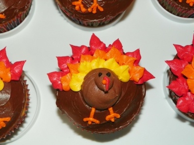Thanksgiving Turkey Cupcakes Recipe Thanksgiving Turkey Cupcakes Recipe