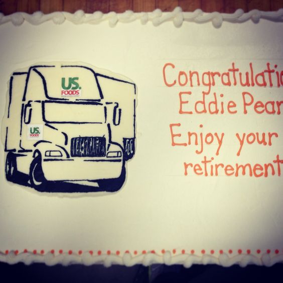 10 Photos of Trucker Retirement Cakes