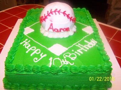 Baseball Birthday Cake Baseball Birthday Cake