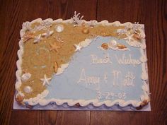 Beach Theme Bridal Shower Sheet Cake Beach Theme Bridal Shower Sheet Cake