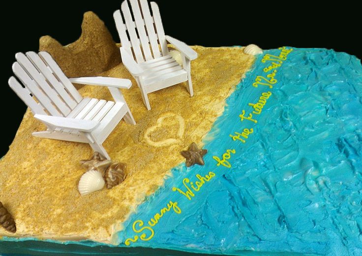 Beach Wedding Shower Sheet Cakes Beach Wedding Shower Sheet Cakes