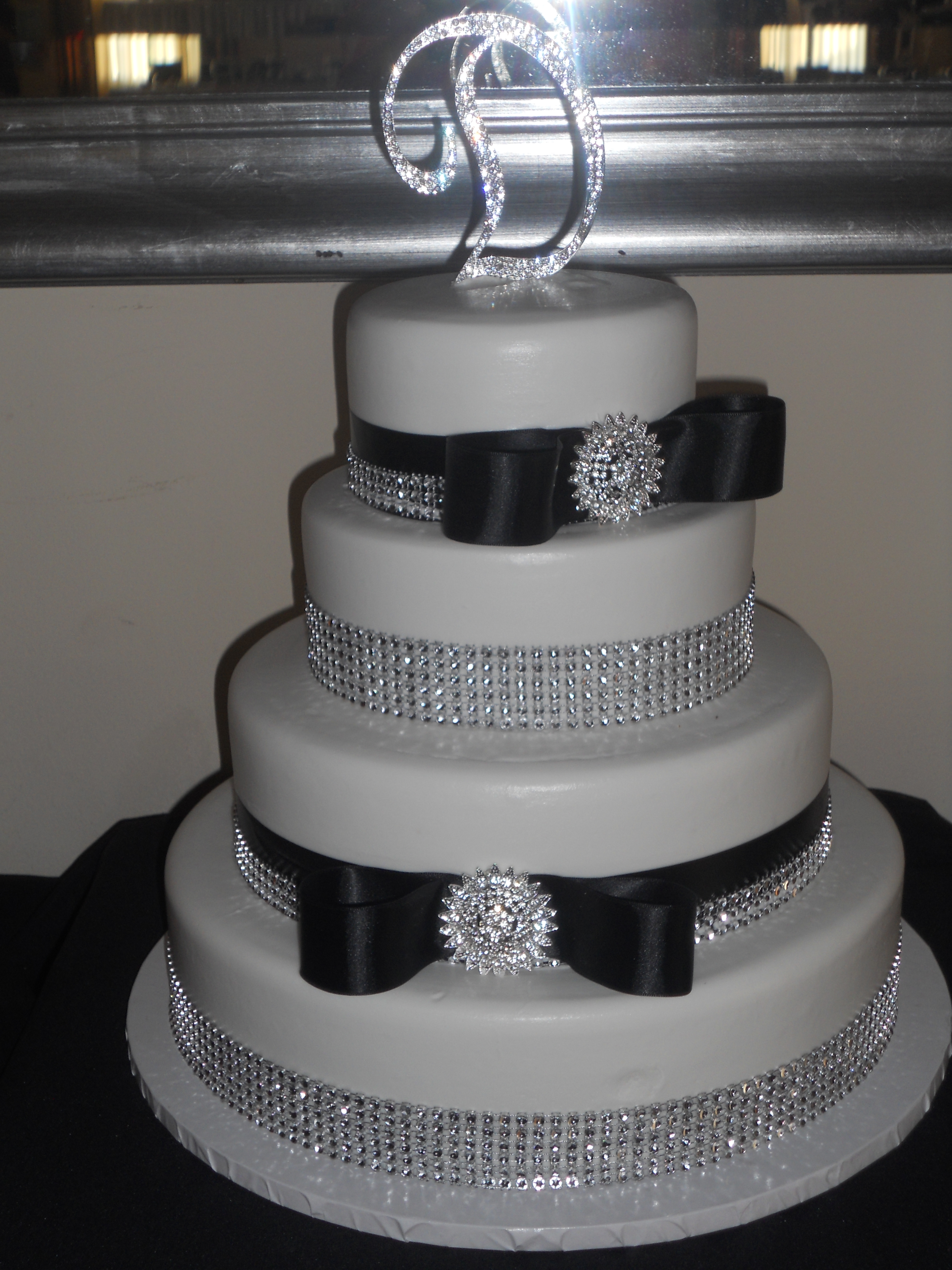 10 black and silver