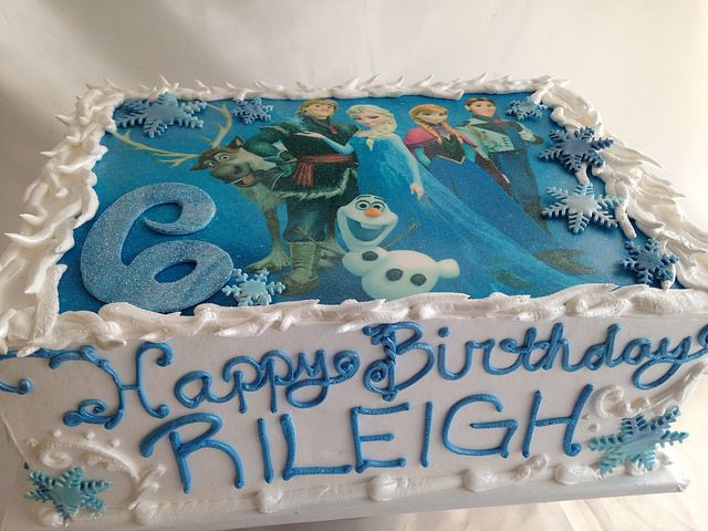 Disney Frozen Sheet Cake Disney Frozen Sheet Cake