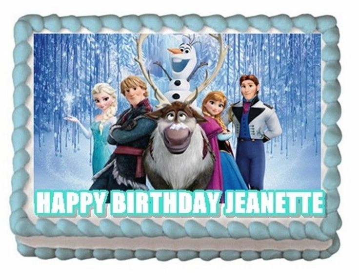 Frozen Disney Edible Cake Toppers Frozen Disney Edible Cake Toppers