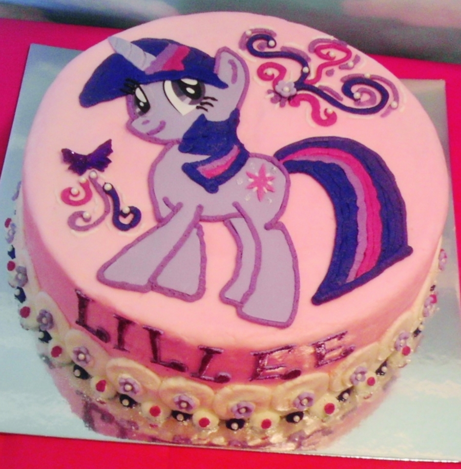 My Little Pony Twilight Sparkle Birthday Cake My Little Pony Twilight Sparkle Birthday Cake