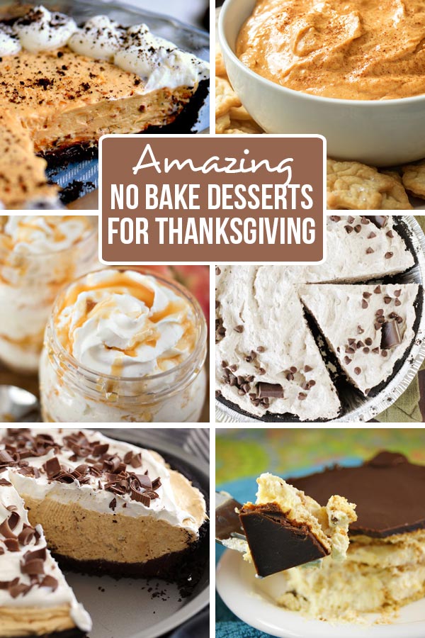 No-Bake Thanksgiving Desserts No-Bake Thanksgiving Desserts