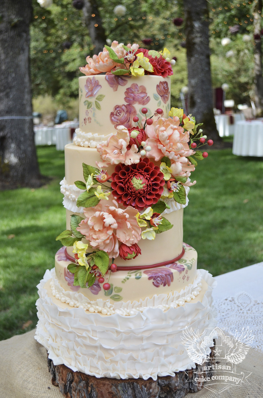 Rustic Country Wedding Cake Rustic Country Wedding Cake