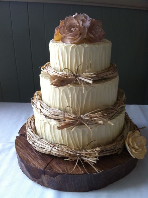 Rustic Wedding Cake Rustic Wedding Cake
