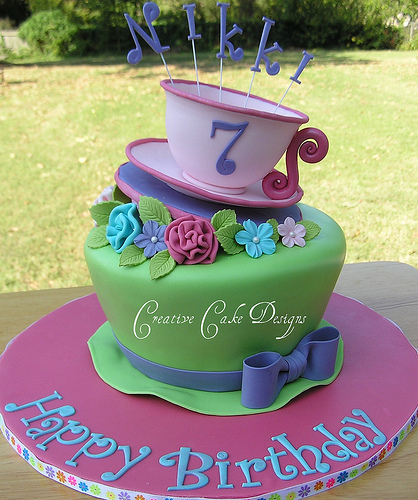 Tea Cup Birthday Cake Idea