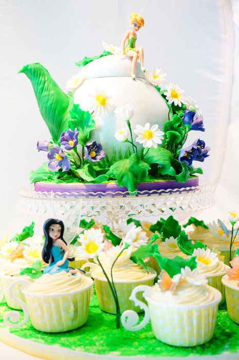 Tinkerbell Tea Party Cake