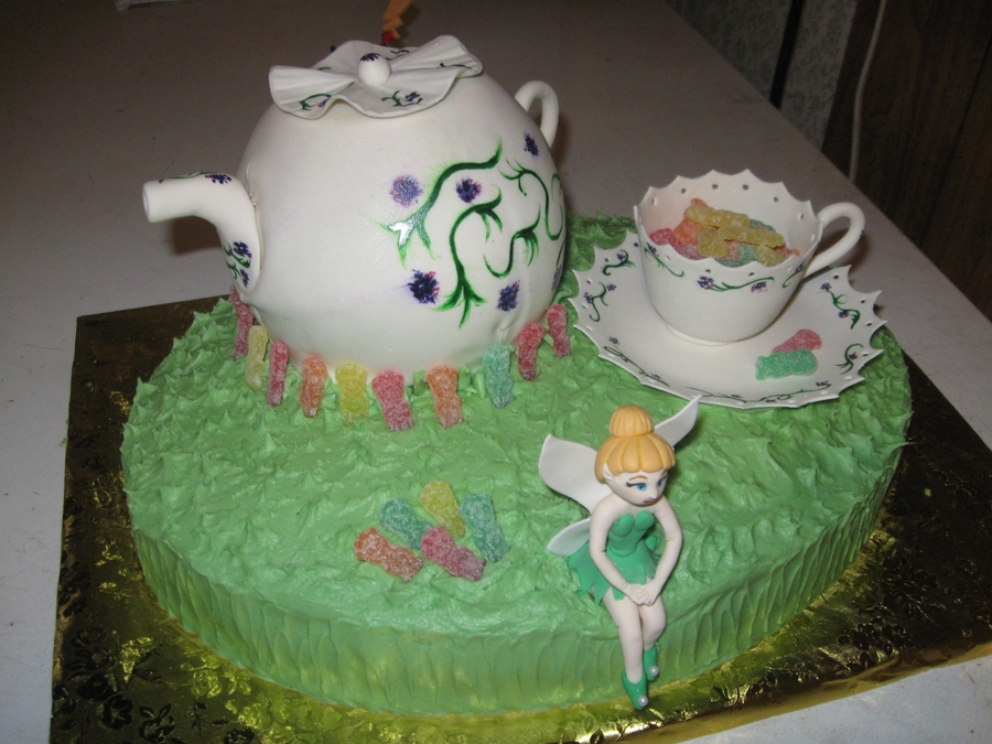 Tinkerbell Tea Party Cake