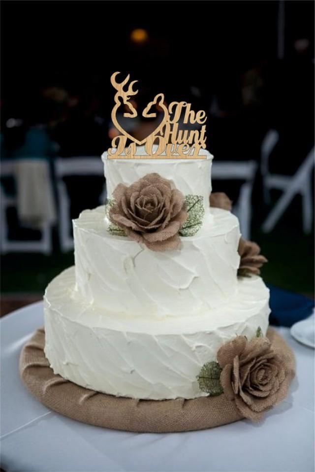 Wedding Cake with Burlap Wedding Cake with Burlap