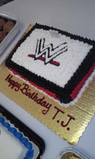 WWE Birthday Cake WWE Birthday Cake