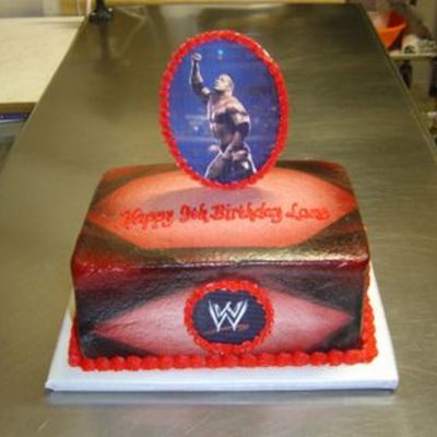 WWE Birthday Sheet Cakes WWE Birthday Sheet Cakes