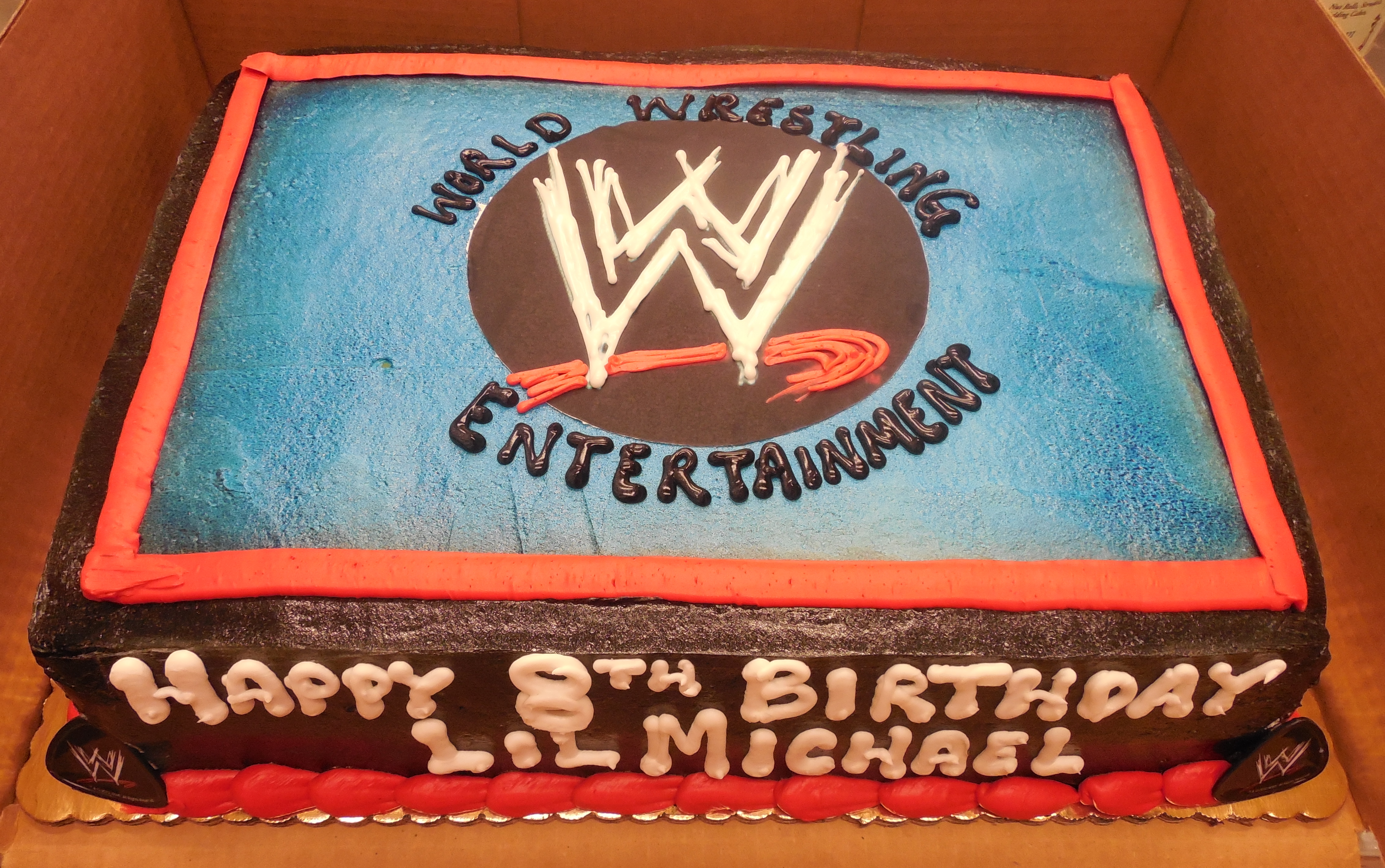 WWE Sheet Cake Logo WWE Sheet Cake Logo