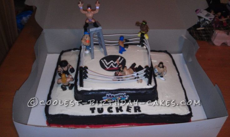 WWE Wrestling Birthday Cake WWE Wrestling Birthday Cake