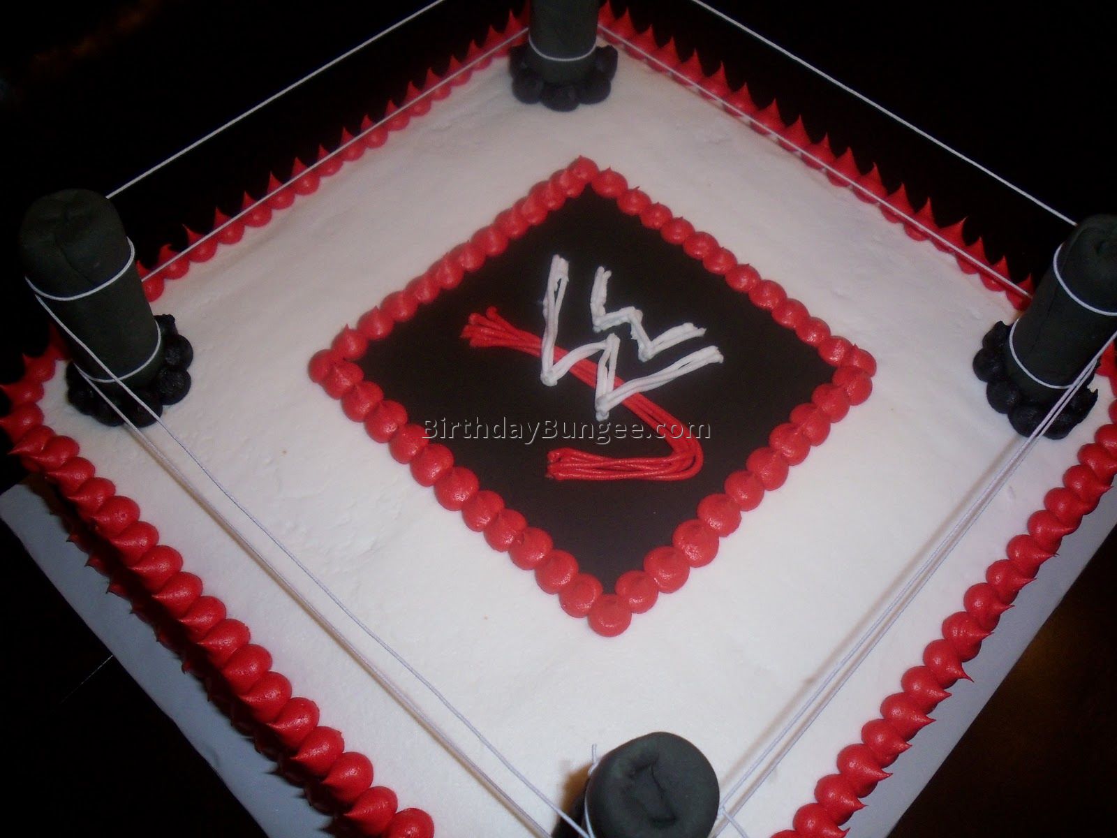 WWE Wrestling Ring Birthday Cake WWE Wrestling Ring Birthday Cake