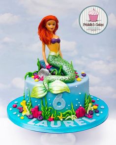 Aerial Mermaid Birthday Cakes Aerial Mermaid Birthday Cakes