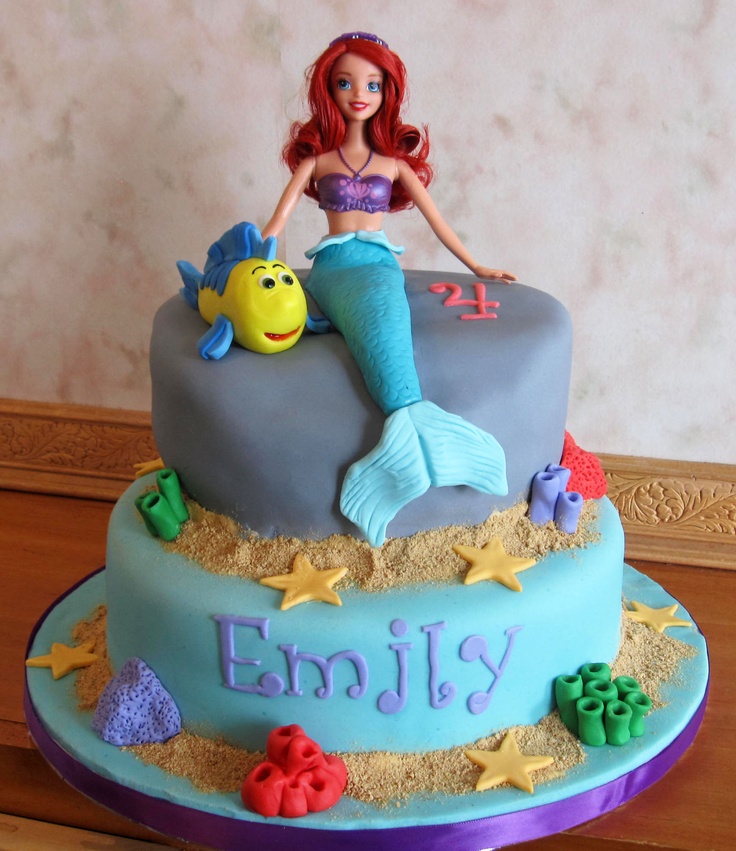 Ariel Birthday Cake Idea Ariel Birthday Cake Idea
