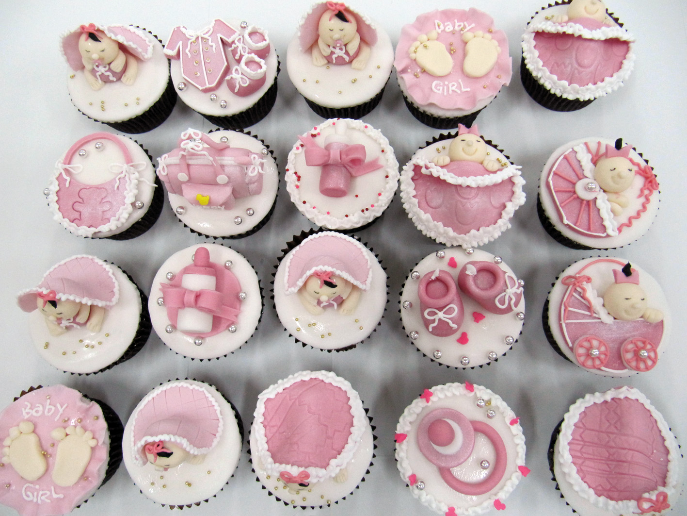6 Pinterest Baby Girl Cupcakes Photo Girl Baby Shower Cupcake Baby Girl Cupcakes 782283 Post Pinterest Baby Girl Cupcakes 782277