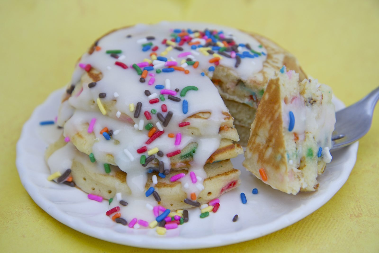 Birthday Cake Batter Pancakes Birthday Cake Batter Pancakes