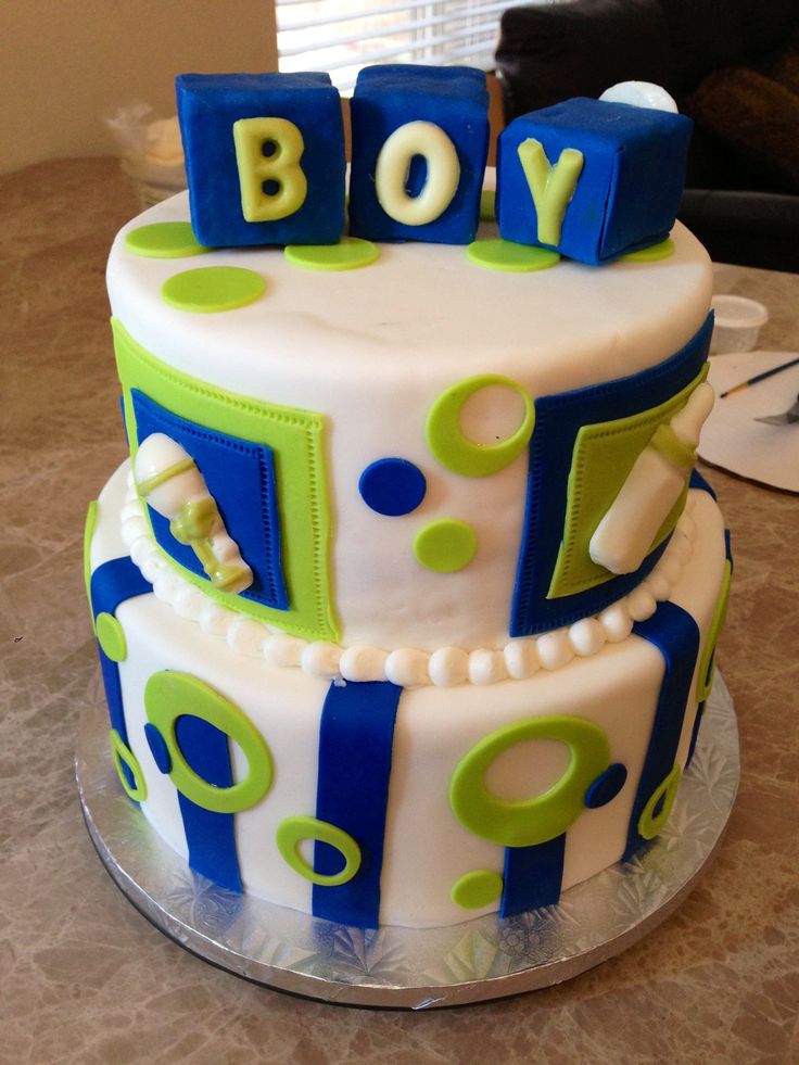 Blue And Green Baby Shower Cake Baby Shower Ideas Blue And Green Baby Shower Cake Baby Shower Ideas