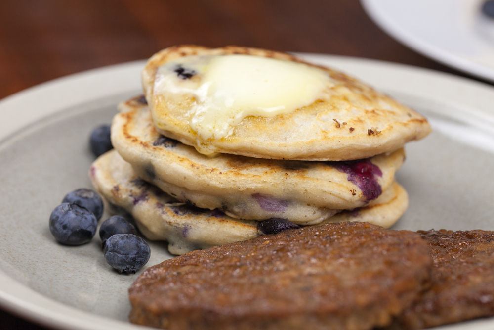 Blueberry Pancakes and Sausage Pictures Blueberry Pancakes and Sausage Pictures