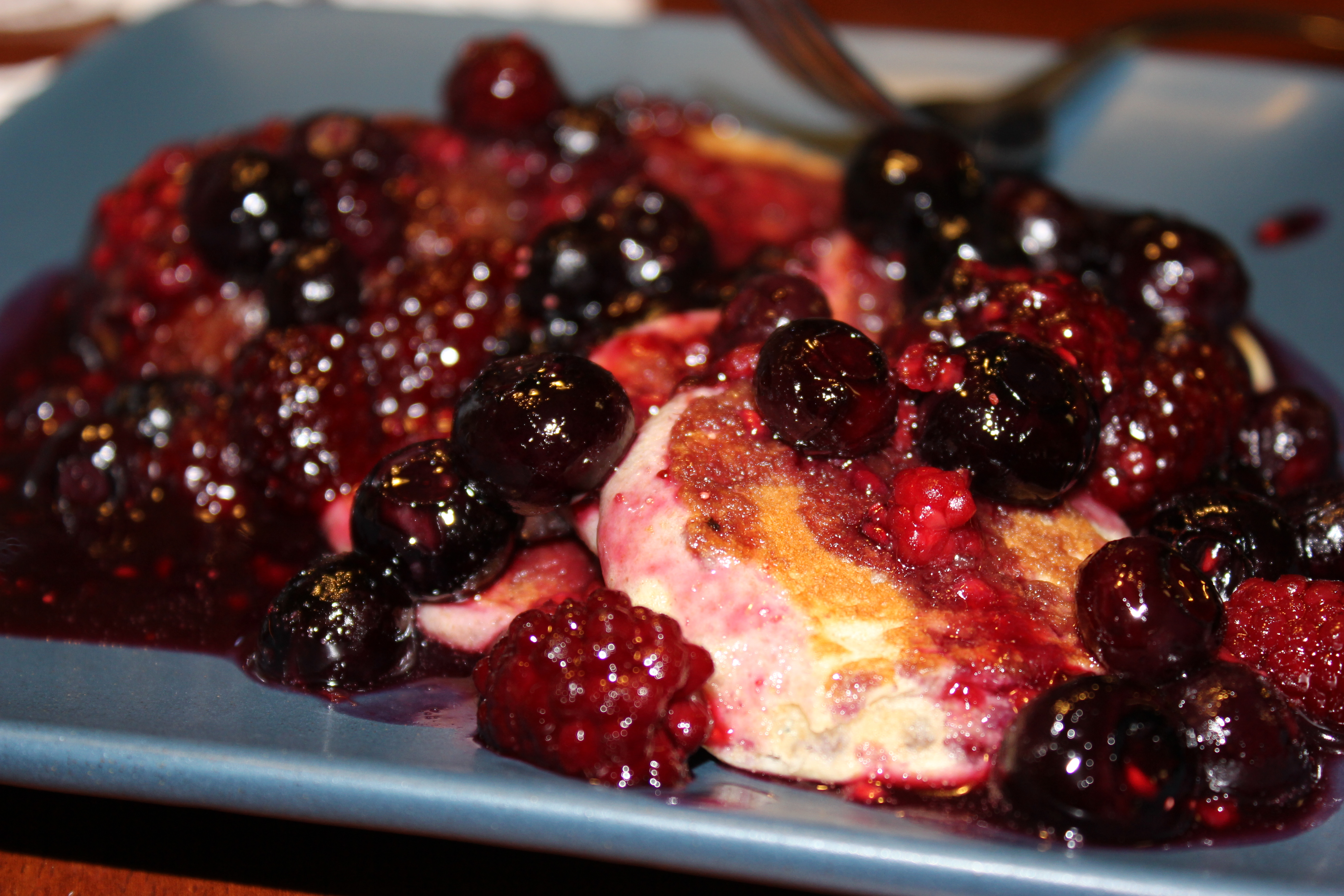Blueberry Pancakes and Sausage Blueberry Pancakes and Sausage