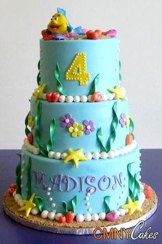 Little Mermaid Birthday Cake Little Mermaid Birthday Cake