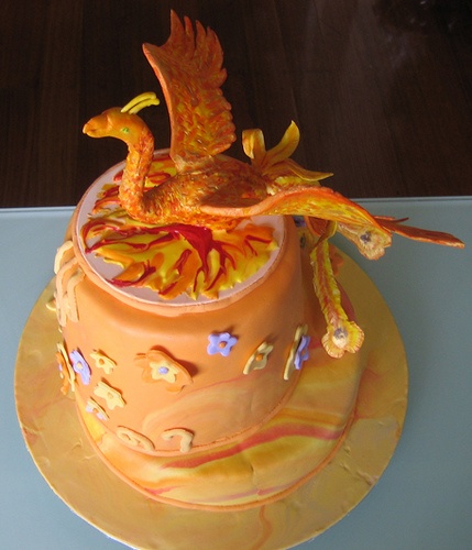 Phoenix Birthday Cake