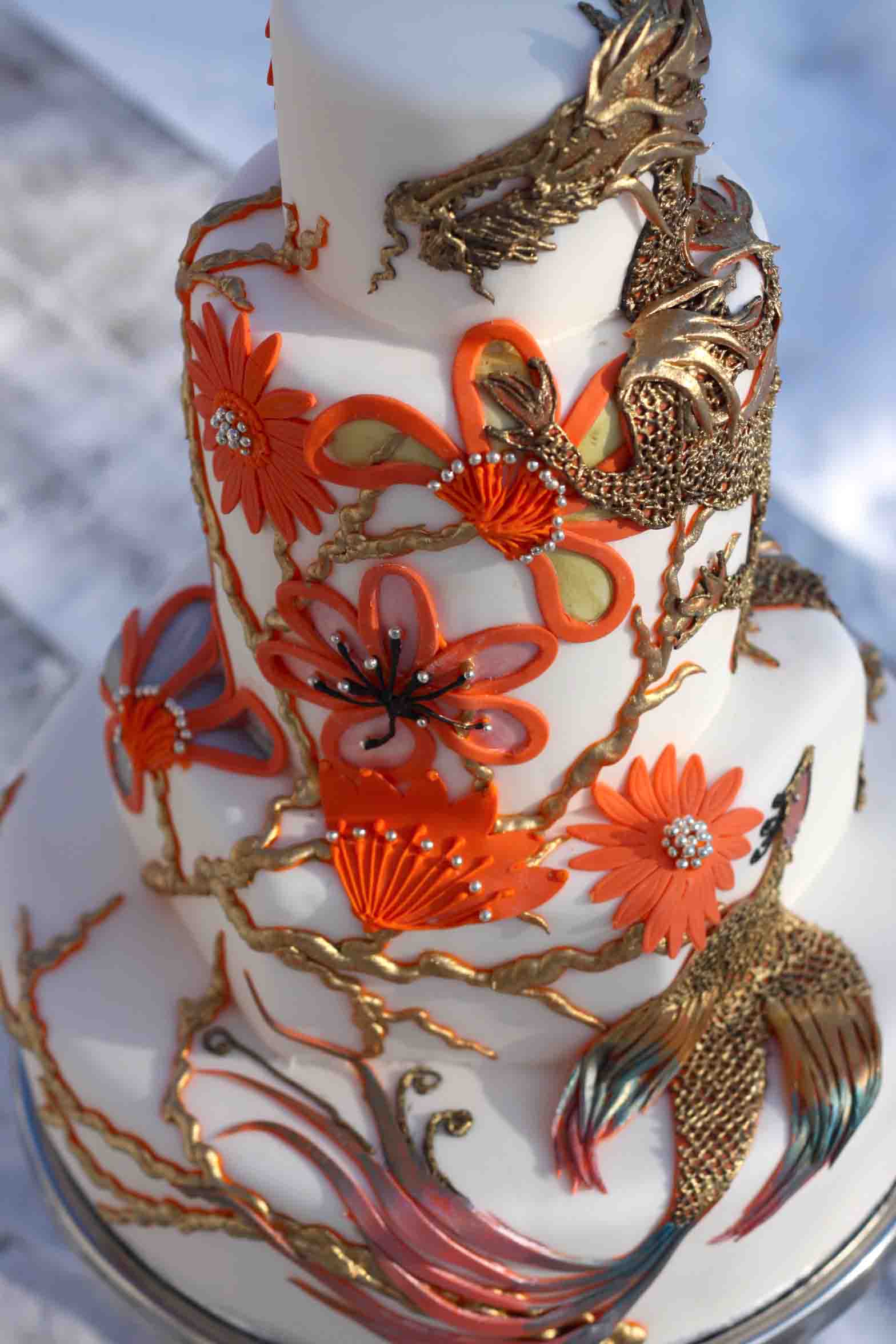 Phoenix Wedding Cake