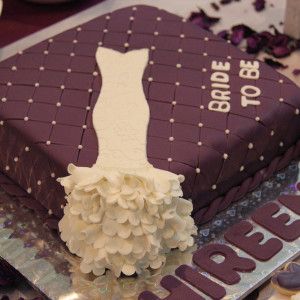 Purple Bridal Shower Cake Purple Bridal Shower Cake