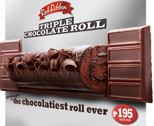 Red Ribbon Triple Chocolate Cake Roll Red Ribbon Triple Chocolate Cake Roll