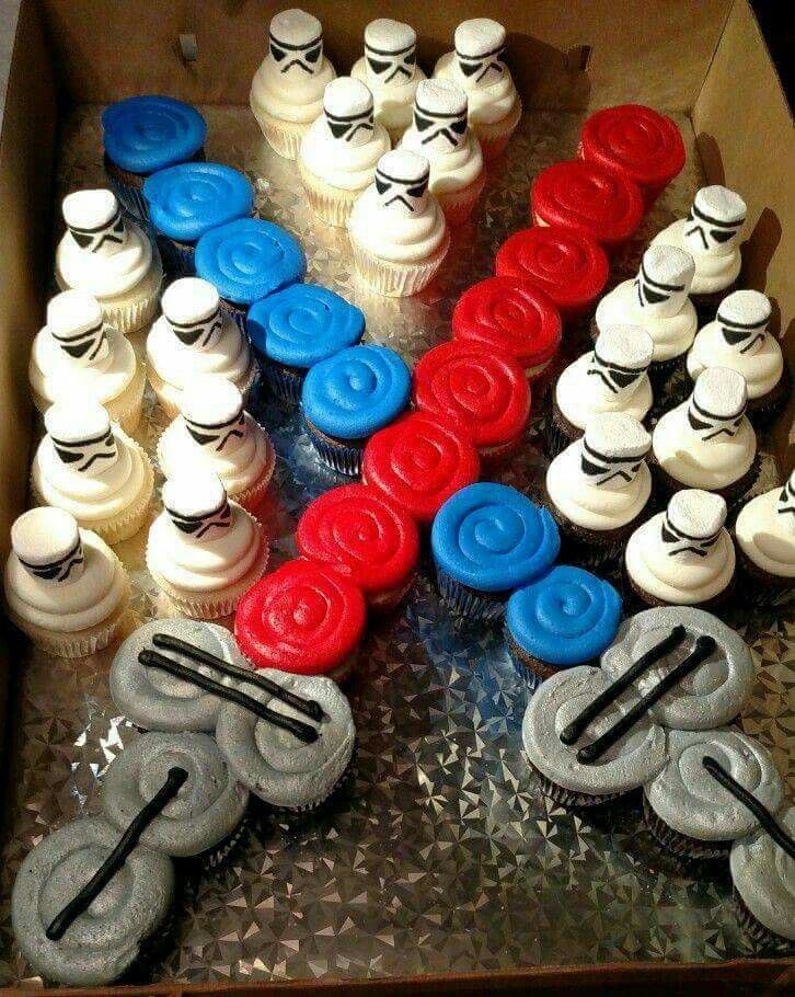 Star Wars Birthday Cake Cupcakes Star Wars Birthday Cake Cupcakes