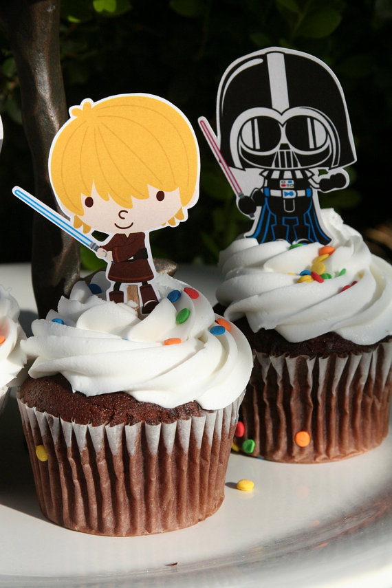 Star Wars Cupcake Topper Baby