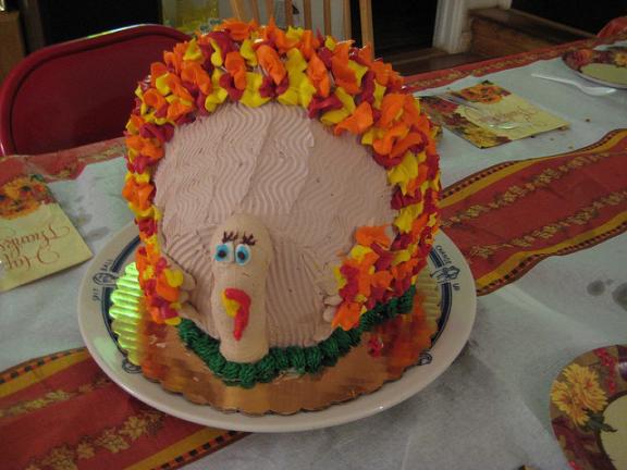 Thanksgiving Turkey Cake Thanksgiving Turkey Cake