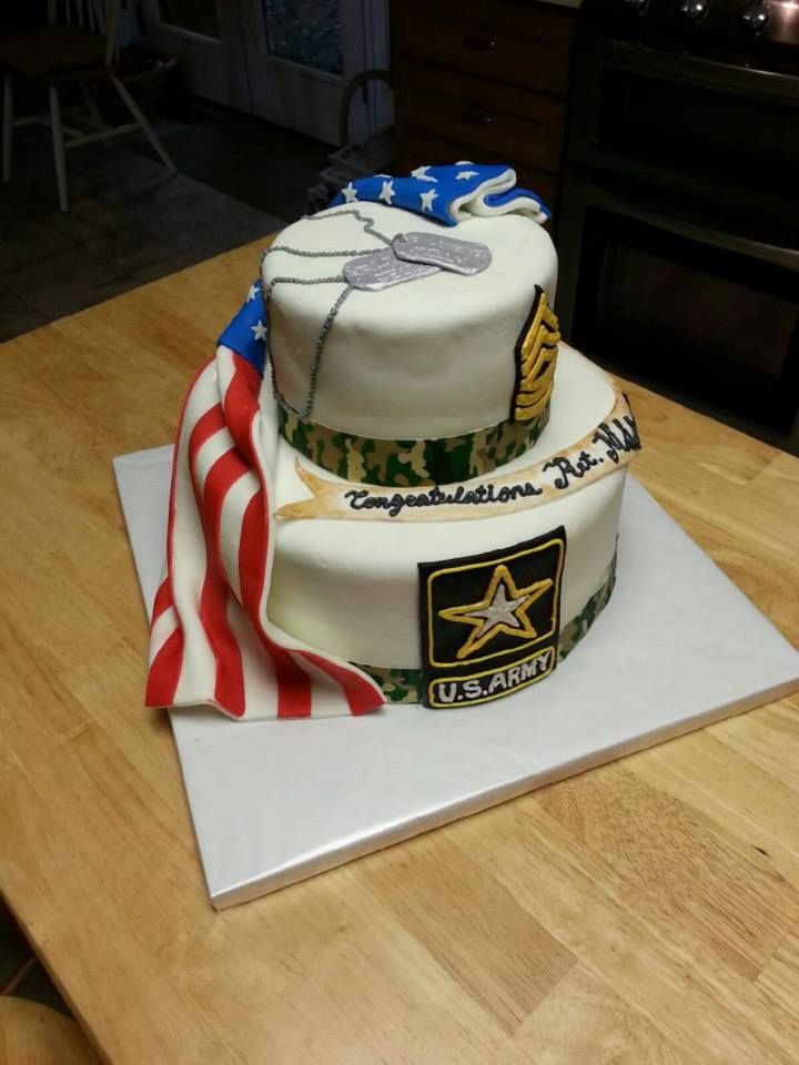 9 Photos of Military Retirement Cakes For Women