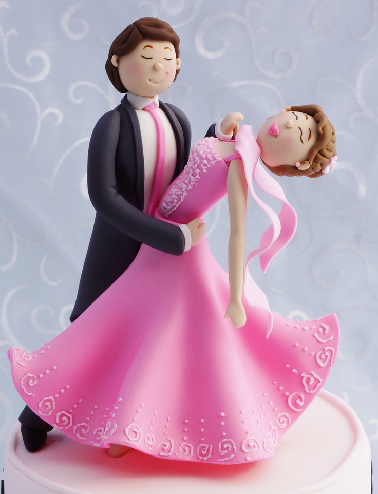 Ballroom Dancing Cake Topper