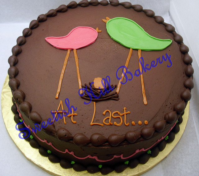 Bird Baby Shower Cake Bird Baby Shower Cake
